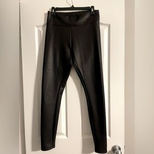 Express faux leather leggings